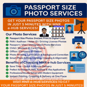 Passport Size Photo Services (5 Mins Instant Delivery)