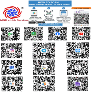 Scan our MNR e-Hub Services QR Codes - Stay Connected Always